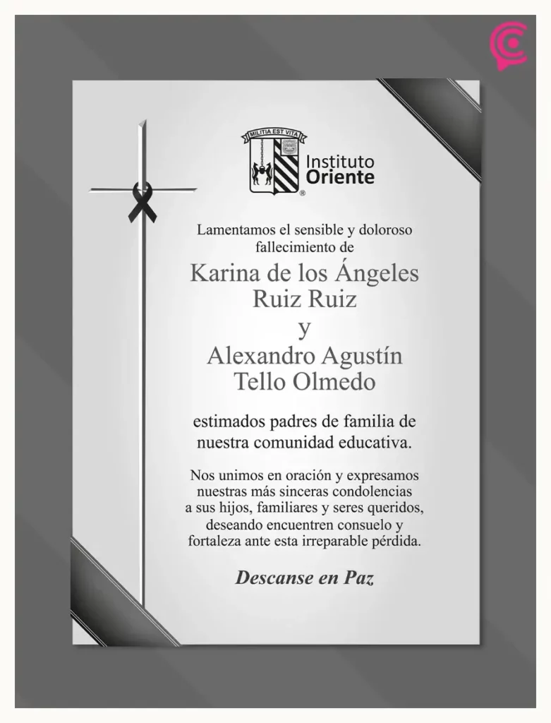 Instituto Oriente exige justicia por padres hallados sin vida en Puebla