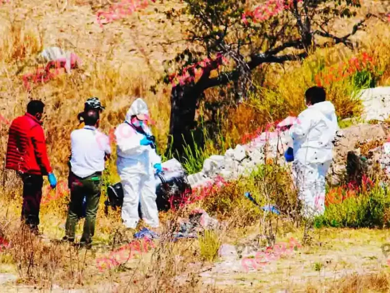 Hallan hombre encobijado en tambo entre Cuautlancingo, Puebla y Tlaxcala; se desconoce su identidad