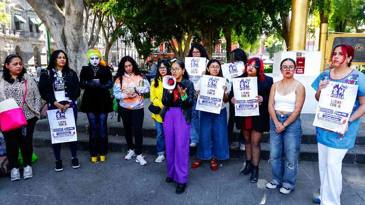 Colectivos feministas convocan marcha Latido Común de El Gallito a la Fiscalía de Puebla este 8M