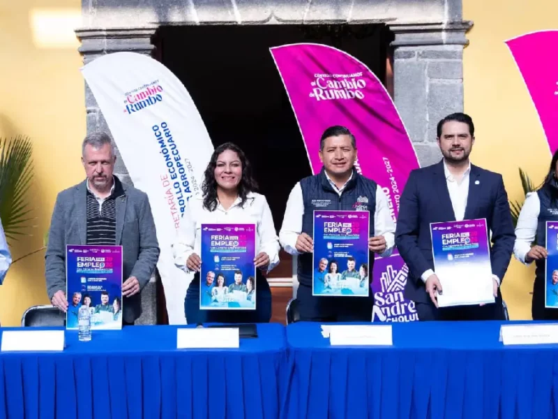 Feria del Empleo con Perspectiva de Género 2026 llega a San Andrés Cholula