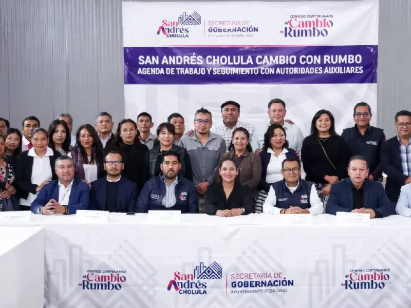Comunidades unidas en San Andrés Cholula