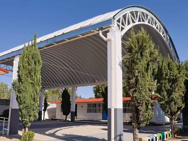 Entrega Lupita Cuautle obra en CAIC de Concepción La Cruz