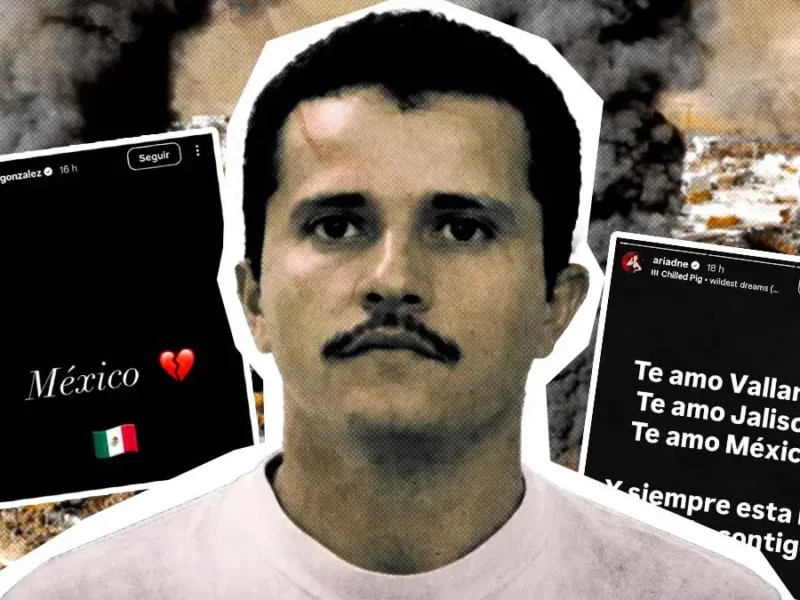 Famosos reaccionan a violencia en México tras muerte de El Mencho