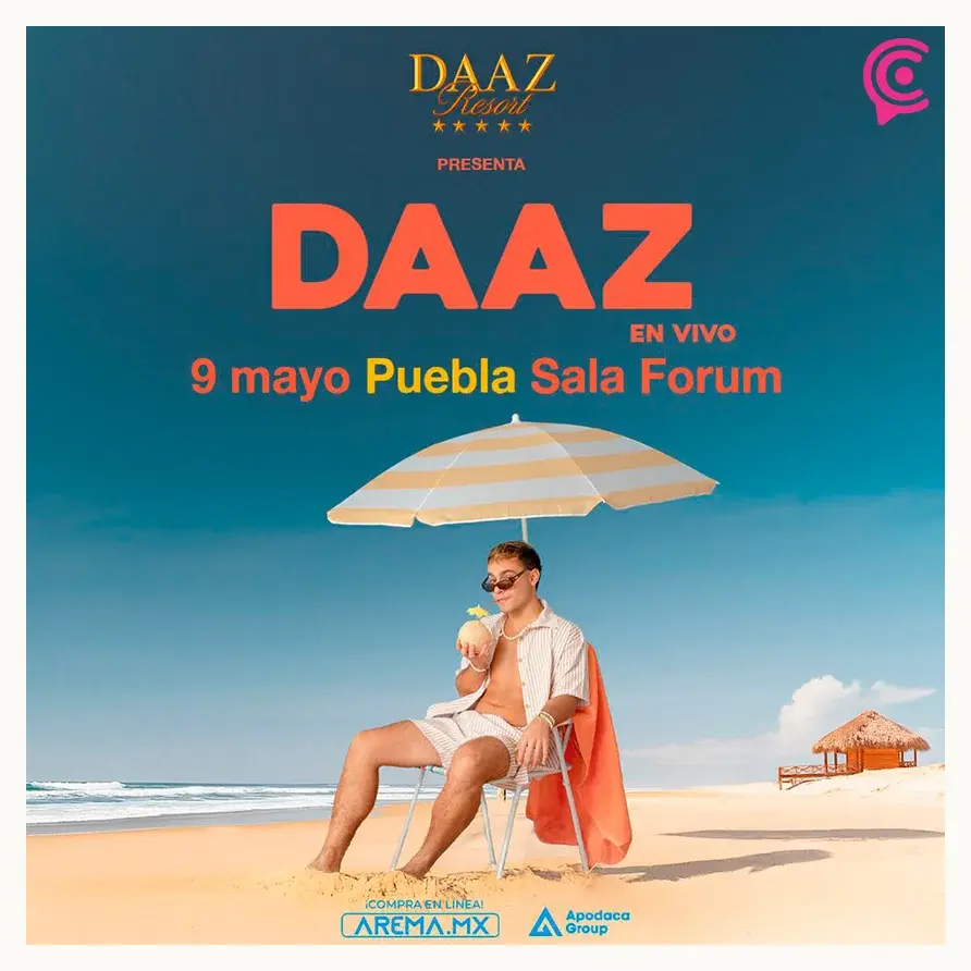 Daaz traerá su “Daaz Resort” a Puebla con concierto y convivencia