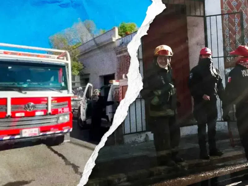 Incendio consume casona del siglo XVIII en Centro Histórico de Puebla