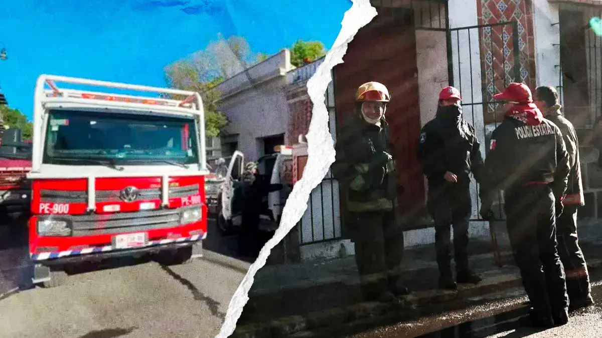 Incendio consume casona del siglo XVIII en Centro Histórico de Puebla