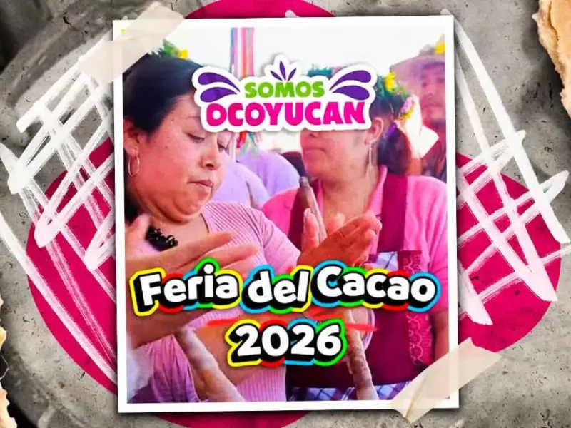 Anuncian la Feria del Cacao 2026 en Santa María Malacatepec, Puebla; Darán litros gratis