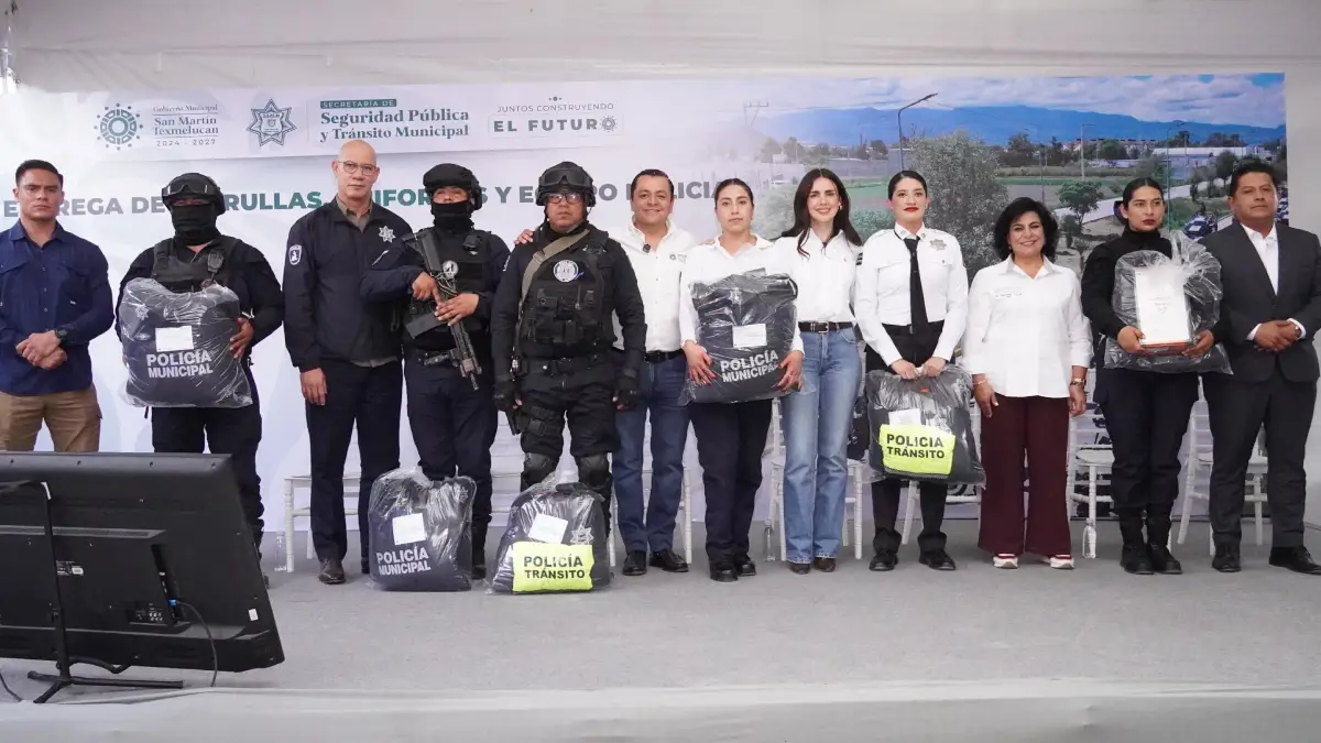 Con inversión histórica, gobierno de Juan Manuel Alonso fortalece la seguridad de Texmelucan