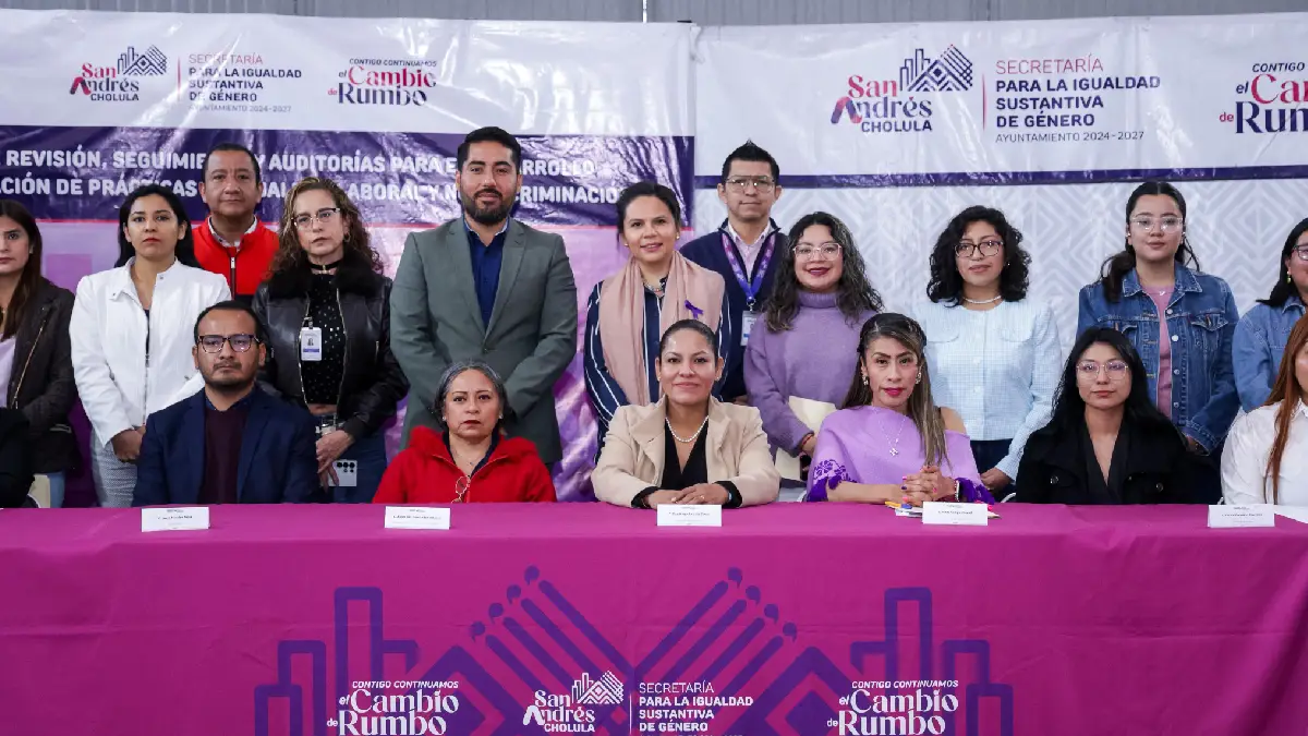 Inicia Gobierno de San Andrés Cholula trabajos del Comité de Igualdad Laboral y No Discriminación