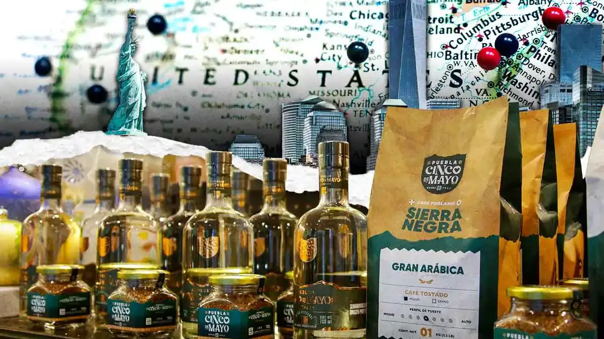 Llegan a Estados Unidos 38 toneladas de productos “Puebla Cinco de Mayo” para su venta