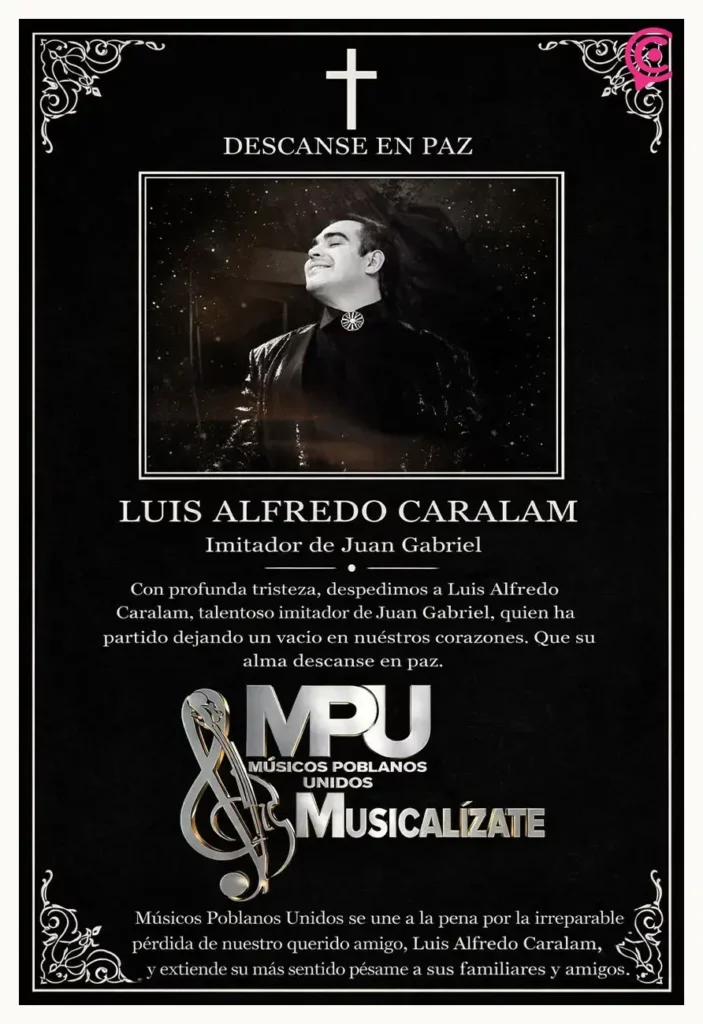 Murió Luis Alfredo, famoso imitador de Juan Gabriel en Puebla 