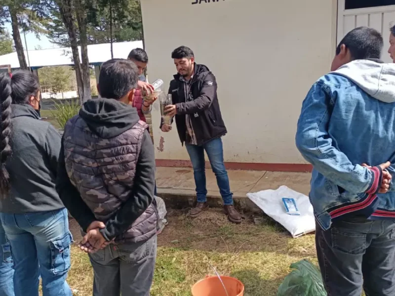 En escuelas Cuautilulco y Jilotzingo, Ayuntamiento de Zacatlán promueve el medio ambiente