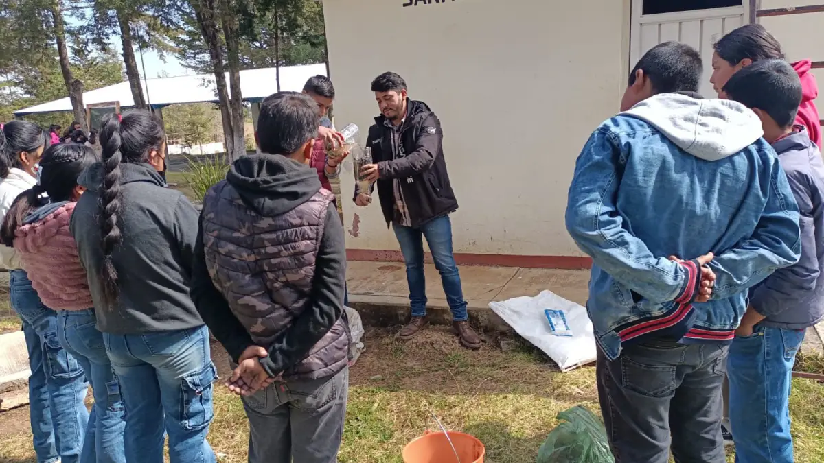 En escuelas Cuautilulco y Jilotzingo, Ayuntamiento de Zacatlán promueve el medio ambiente
