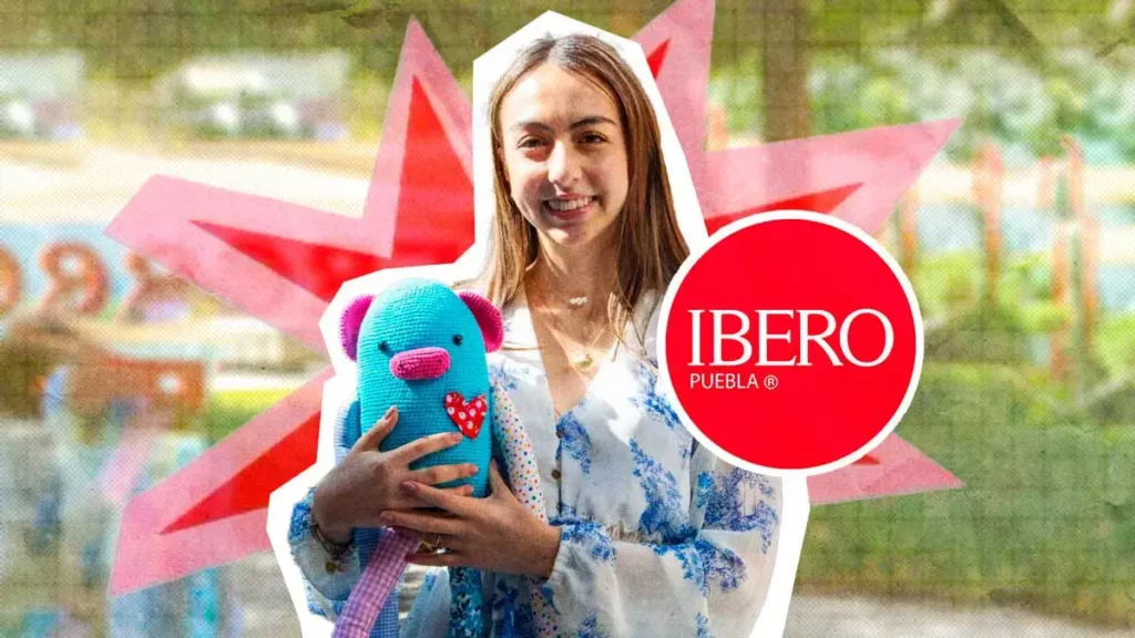 Alumna Ibero Puebla crea peluche que abraza y reconforta en momentos difíciles