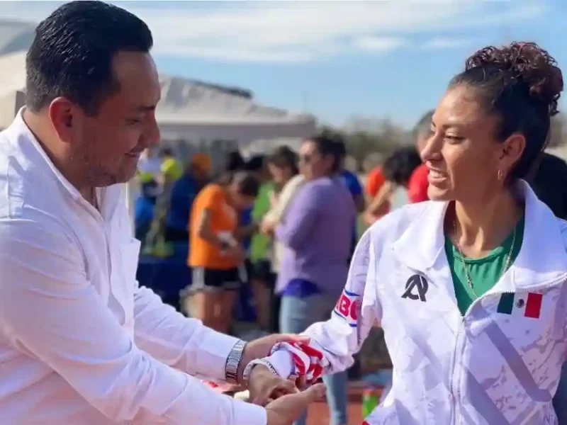 “Con la entrega de la pista de tartán nueva, queda totalmente rehabilitada la Unidad Deportiva Norte” Barroso