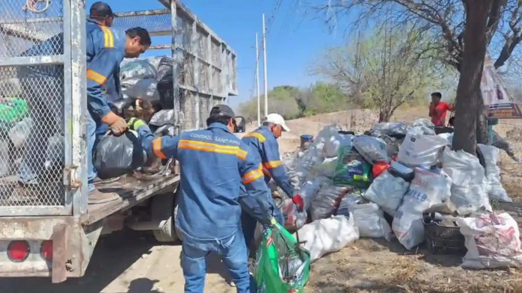 Macro Jornada de Descacharrización en San Cristóbal Tepeteopan recolecta 53 toneladas en sus primeros días