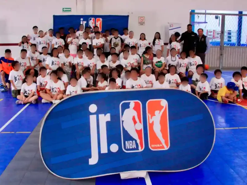 Realiza Gobierno de Pepe Chedraui Clínica de Básquetbol con Jr. NBA en Puebla