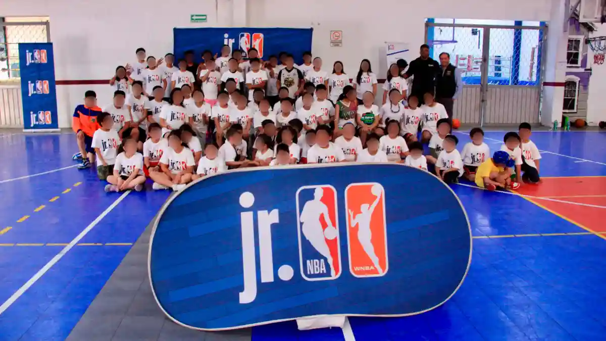 Realiza Gobierno de Pepe Chedraui Clínica de Básquetbol con Jr. NBA en Puebla