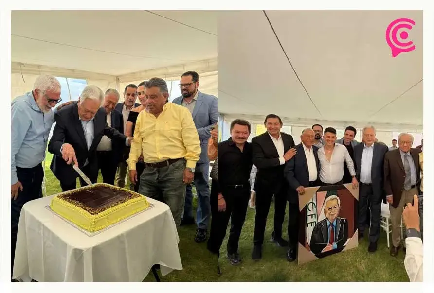 Festejan 90 años de Manuel Bartlett; Alejandro Armenta, Nacho Mier y Melquiades Morales, los invitados