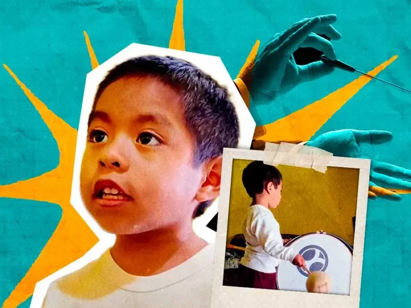 Conoce a Gabriel, niño de Puebla que sueña con ser director de orquesta