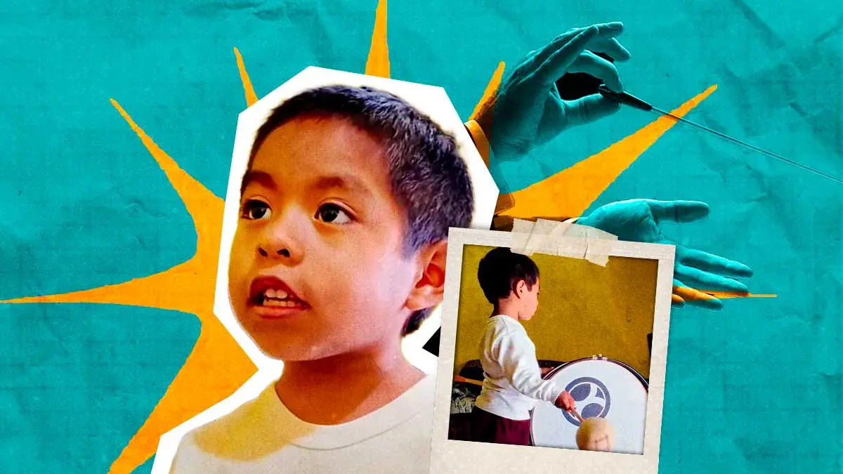 Conoce a Gabriel, niño de Puebla que sueña con ser director de orquesta