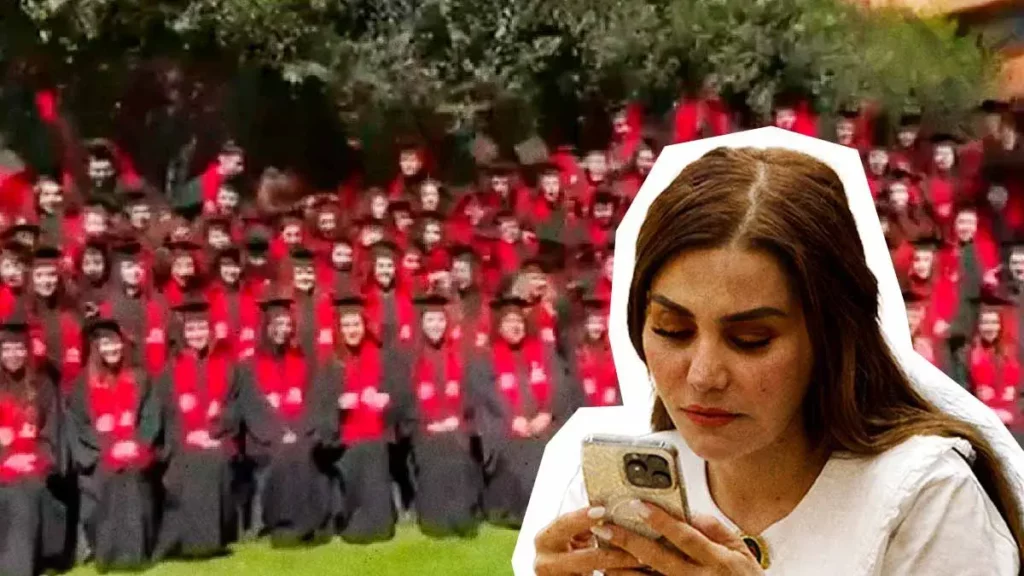 Nay Salvatori se burla del colapso de grada en graduación de Ibero Santa Fe
