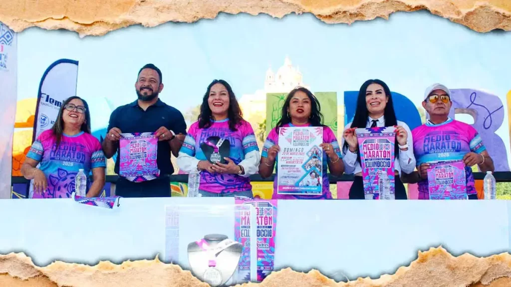 Presentan medalla y playera del Medio Maratón Equinoccio San Andrés Cholula 2026
