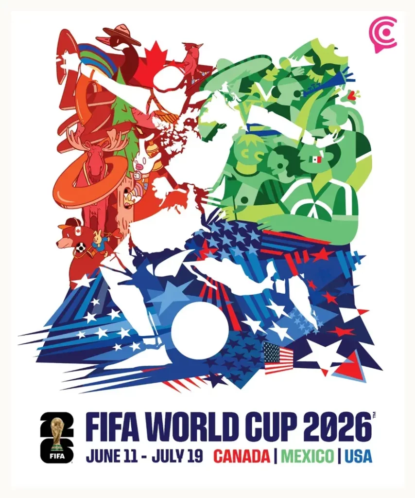 A 100 días del Mundial 2026, FIFA reveló el póster oficial del torneo