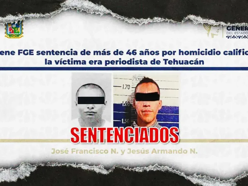 Fiscalía de Puebla informa con retraso de una semana sentencia por asesinato de periodista Marco Aurelio