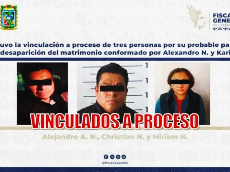 Fiscalías vinculan a proceso a cinco implicados en caso del matrimonio Tello Ruiz; descartan crimen organizado