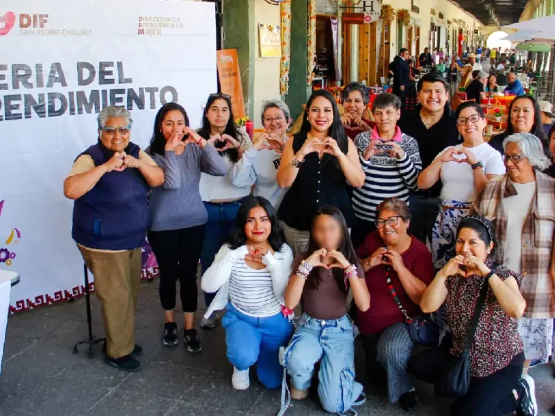 Fortalece DIF San Pedro Cholula la economía de mujeres con la 9ª Feria del Emprendimiento