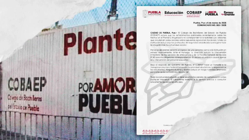 Cobaep niega homicidio en su Plantel Angelópolis pese a videos de alumnos que acusan a docentes