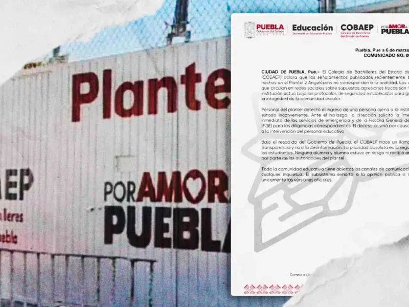 Cobaep niega homicidio en su Plantel Angelópolis pese a videos de alumnos que acusan a docentes