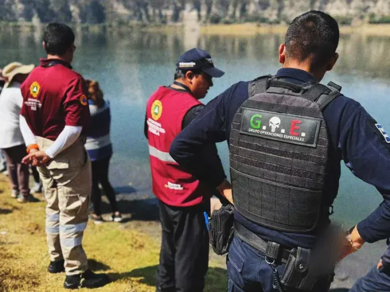 Mujer murió ahogada en la Laguna de Aljojuca, Puebla