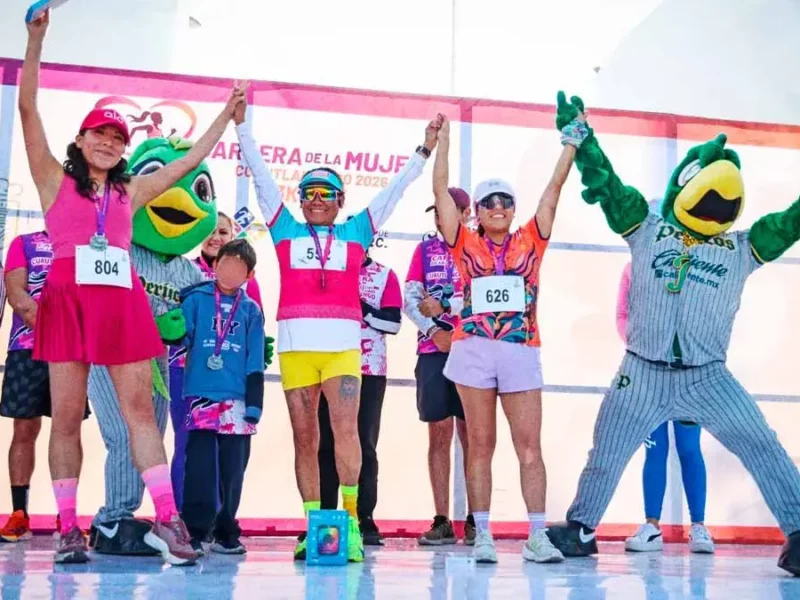 Cuautlancingo conmemora el 8M con la "Carrera por la Mujer"