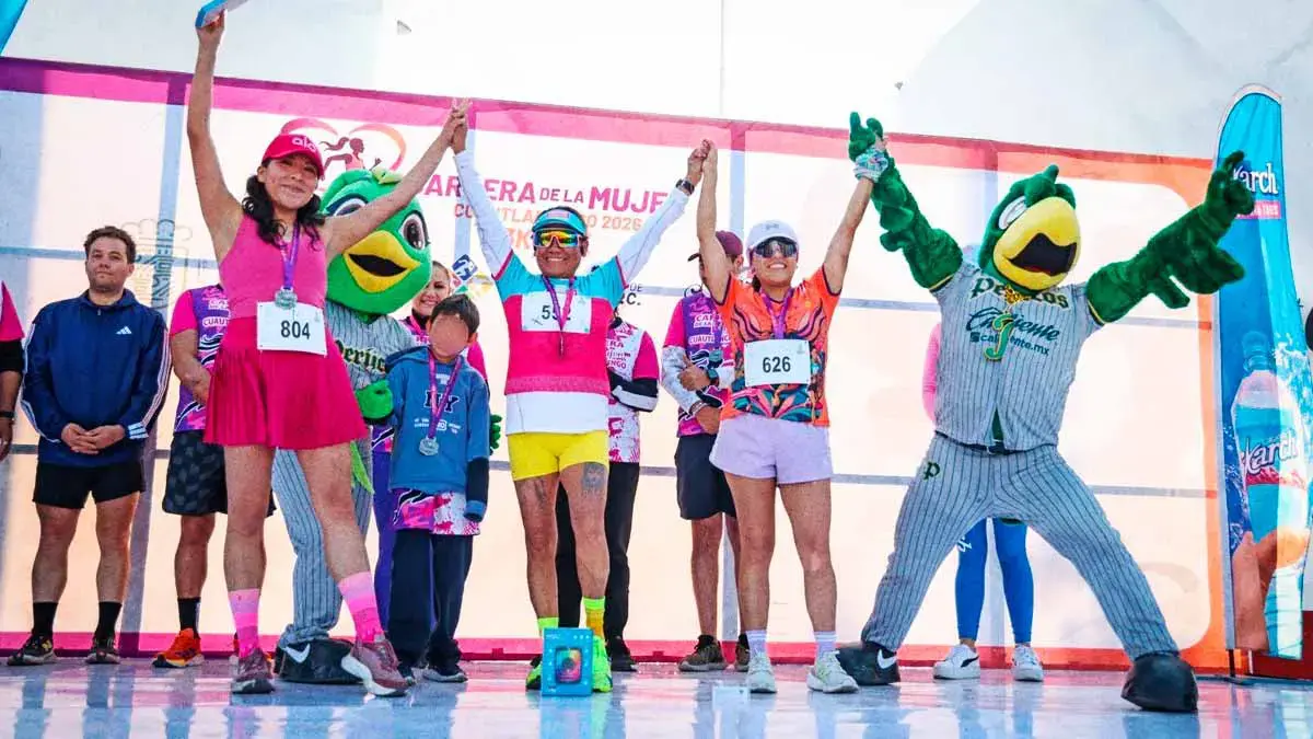 Cuautlancingo conmemora el 8M con la "Carrera por la Mujer"
