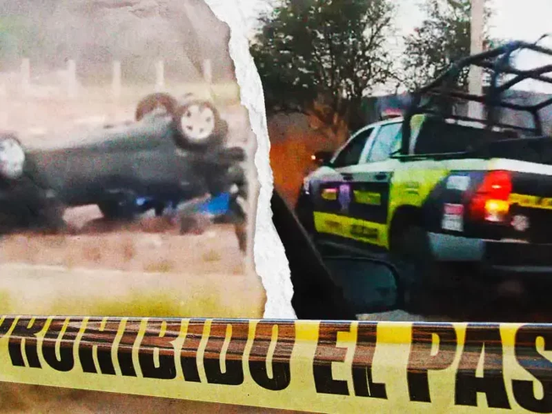 Pareja murió tras volcadura por exceso de velocidad en Izúcar de Matamoros, Puebla