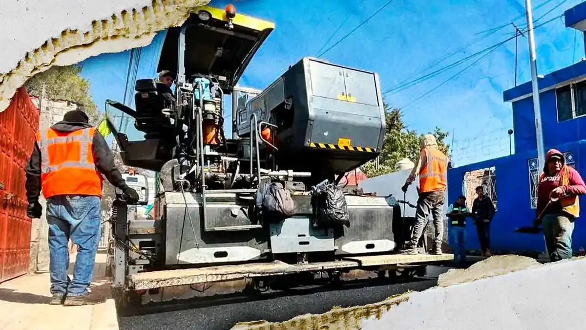 Ayuntamiento de Puebla lanza licitación para tren de pavimentación; en abril se definirán proveedor