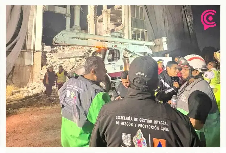 Confirman muerte de tres trabajadores por derrumbe en Tlalpan; edificio tenía daños por sismos de 1985 y 2017