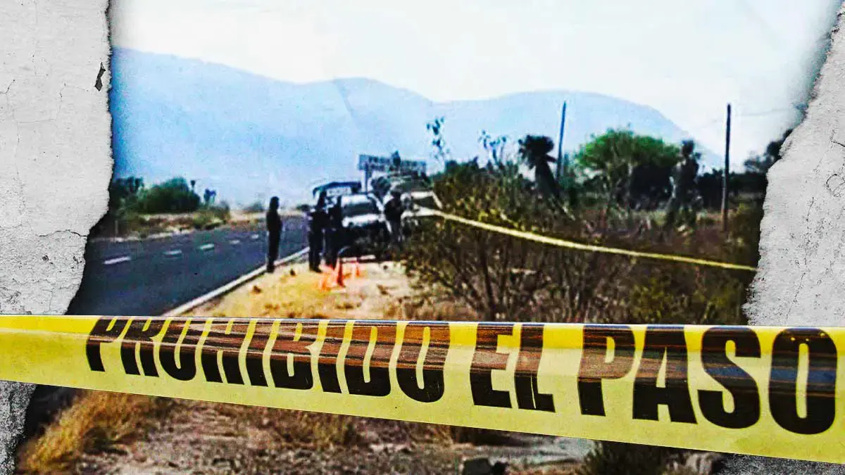 Abandonan tres cuerpos semiembolsados cerca de la carretera El Seco-Azumbilla, Puebla