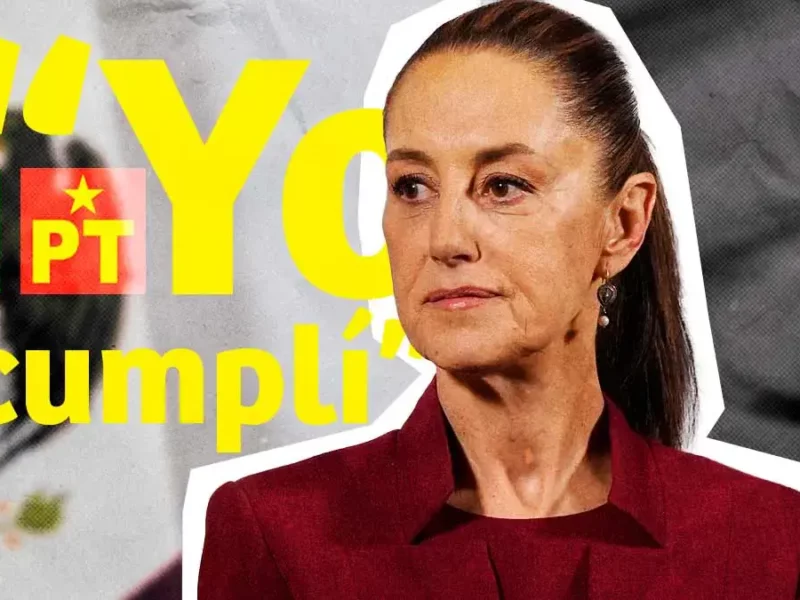 “Yo cumplí”: Claudia Sheinbaum tras rechazo del Partido del Trabajo y PVEM a la Reforma Electoral