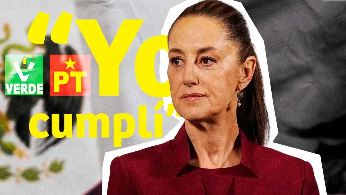 “Yo cumplí”: Claudia Sheinbaum tras rechazo del Partido del Trabajo y PVEM a la Reforma Electoral