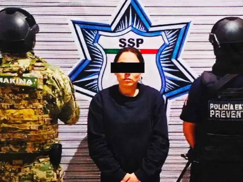 Detienen a “La Güera”, presunta operadora de La Familia Michoacana en Puebla