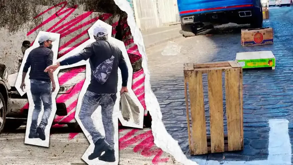 Ambulantes y franeleros burlan operativos y ocupan cajones de parquímetros de Puebla