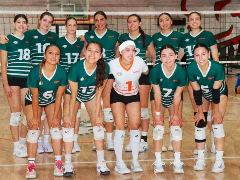 Aztecas UDLAP derrota a Borregos Puebla en liga estudiantil de voleibol