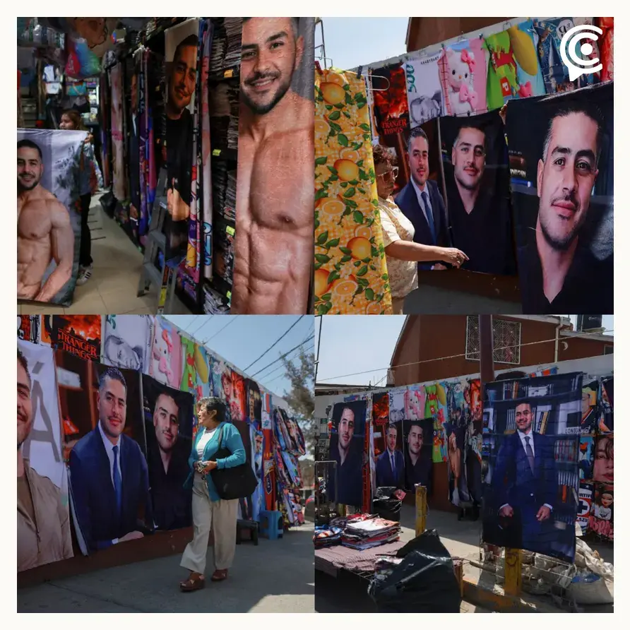 Venden toalla de Omar García Harfuch sin camisa y muñeco al estilo Batman; aumenta su popularidad