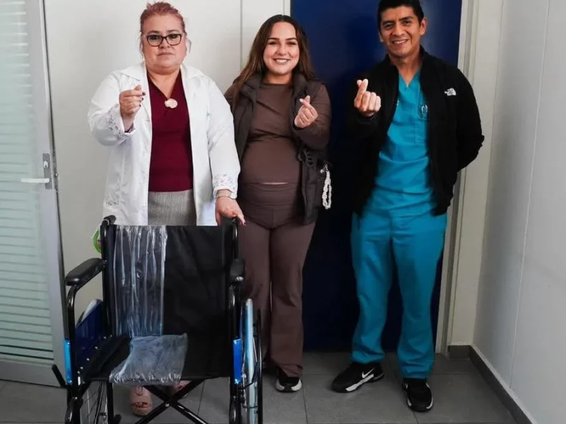 Fortalece Shamy Spezia infraestructura educativa y apoyo a la salud en favor de las familias de Huejotzingo