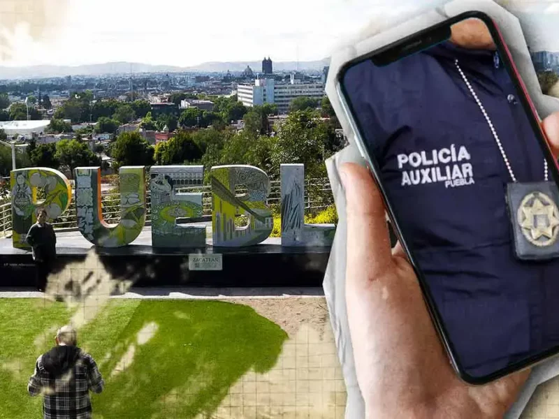 Influencer exhibe a policía por impedirle grabar en Los Fuertes de Puebla