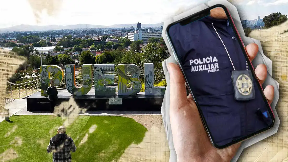 Influencer exhibe a policía por impedirle grabar en Los Fuertes de Puebla