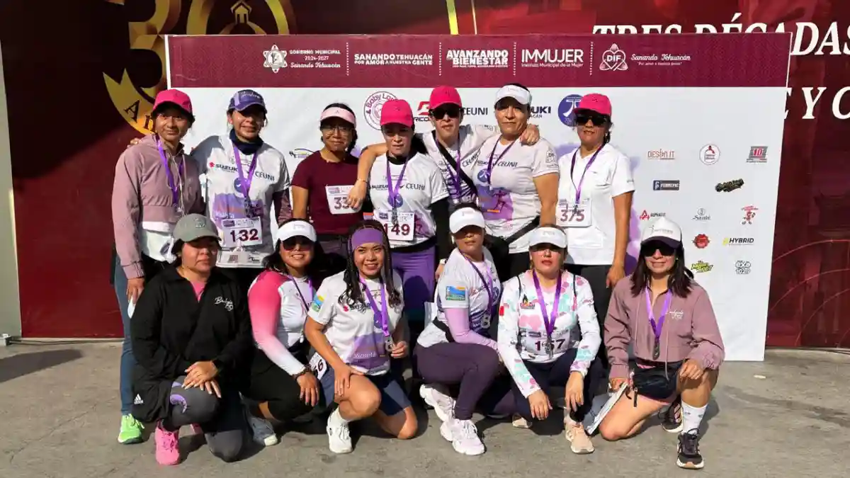 Tehuacán conmemora el 8M con la 2da Carrera Violeta 5K; actividad deportiva con causa reunió a cientos de participantes